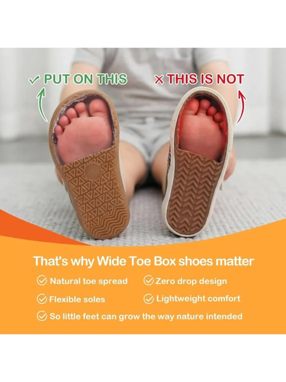 Lightweight Non-Slip Toddler Walking Shoes for Boys & Girls - Comfort & Safety